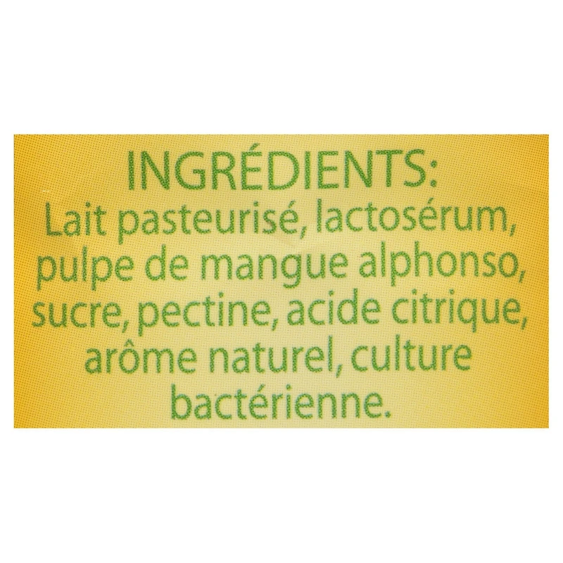 Lassi à saveur de mangue Alphonse MC Dairy à M.G. 1,6 % 1 l