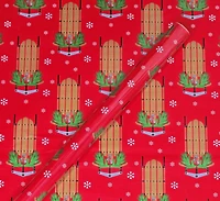Holiday Time Christmas Wrapping Paper 8 Rolls Assortment, Quantity 144 square feet