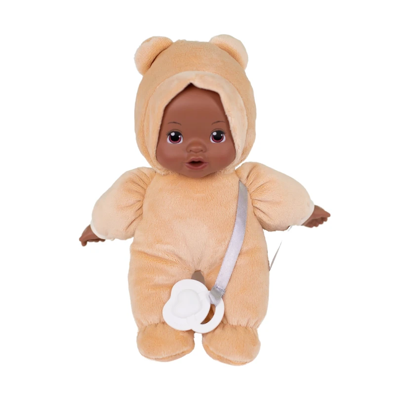 My Sweet Baby 10-inch Snuggly Baby Doll with Pacifier, Light Mocha Outfit