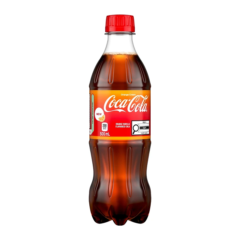 Coca-Cola Crème à l'orange Bouteille, 500 mL Coca-Cola Crème de Orange 500ml