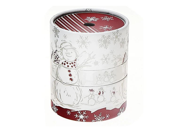 10.6 Oz Scented Snowman Glass Candle Cranberry Cassis