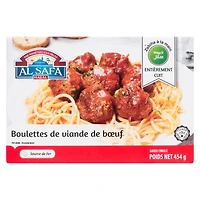 Boulettes de viande de boeuf cuit Al Safa Halal 454g