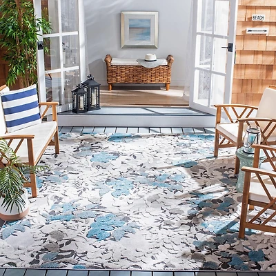 SAFAVIEH Cabana Janella Tapis Intérieur/Extérieur Floral