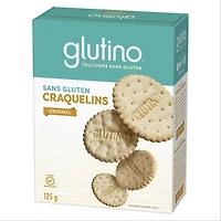 Craquelins originaux sans gluten Glutino - 125 g (1 x 125 g)
