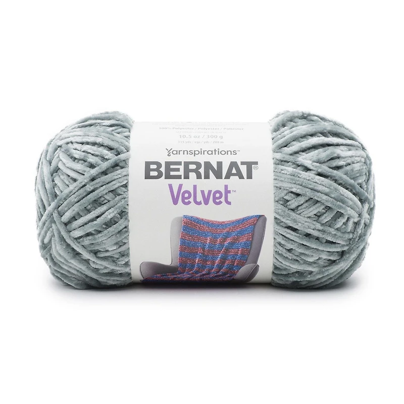 Bernat® Velvet™ Yarn, Polyester #5 Bulky, 10.5oz/300g