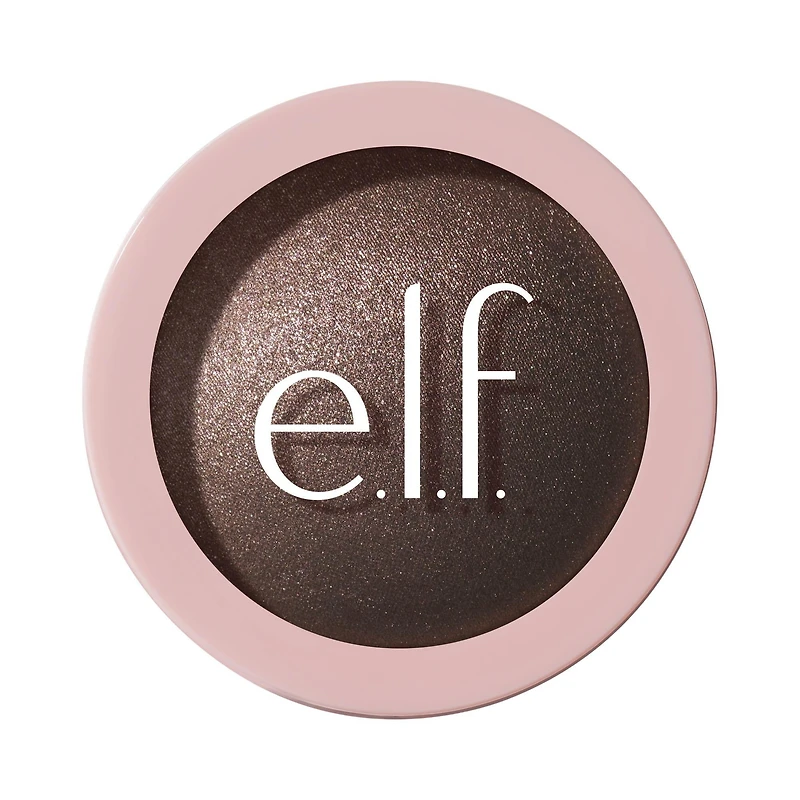 e.l.f. Cosmetics Halo Glow Silky Powder Highlighter, Bronzed Baddie, 4.5 g