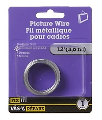 Fil pour cadres no.12, 7 brins 12 pieds