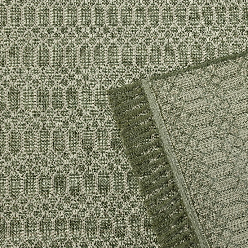 Tapis extérieur à glands verts 213 cm x 305 cm Better Homes & Gardens