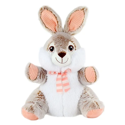 Façon de célébrer Pâques Joues potelées en peluche lapin, beige