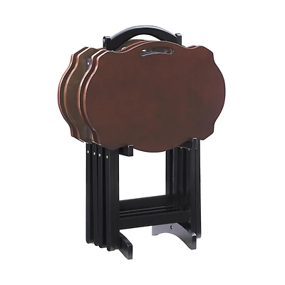 Lando Tray Table Set, Black
