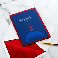 Carte de fête en relief, Signature – Paper Wonder de Hallmark (Spider-Man)