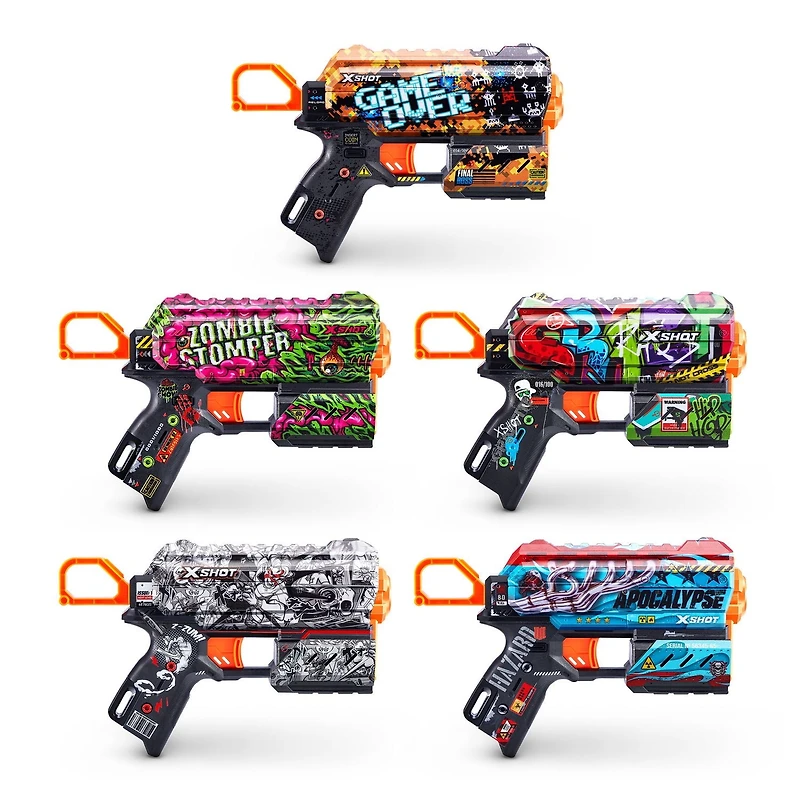 X-Shot Skins Flux Dart Blaster (8 Darts)