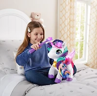 VTech Styla, ma licorne maquillage magique- Jouet interactif, animal de compagnie électronique chantant avec baguette