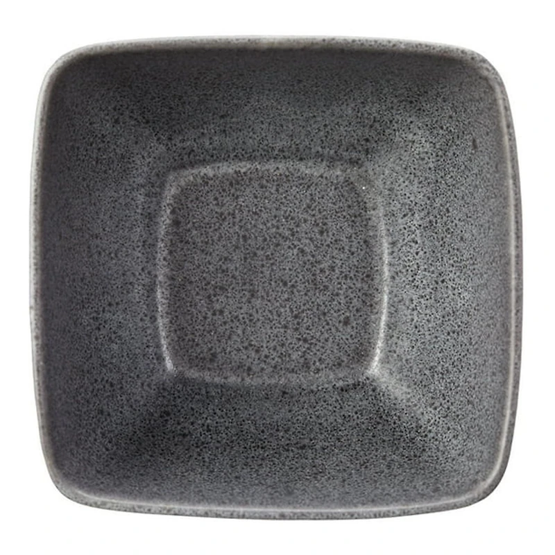 Better Homes & Gardens Bol à Céréales En Grès Carré Gris Foncé Dinner bowl est 100% grès céramique avec une finition glaçure réactive. Conçu dans une nuance tendance de gris foncé. Va au lave-vaisselle et au micro-ondes.