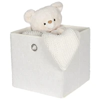 Neatfreak Kids Fuzzy Storage Cube, with grommet handle