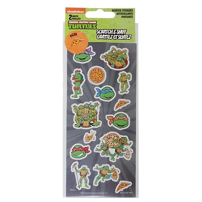 Autocollants à gratter et renifler Teenage Mutant Ninja Turtles ™ 30ct Autocollants TMNT