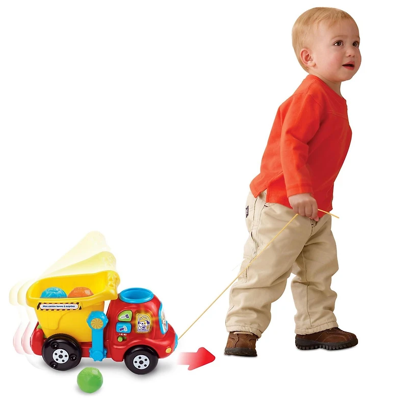 VTech Drop & Go Dump Truck - Toddler Toy, Construction Toy - French Version, 1 to 3 years