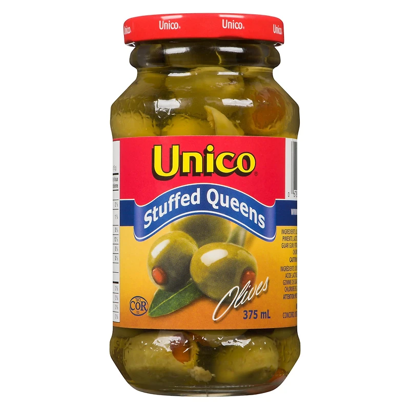 Olives reines farcies d'Unico 375 ml