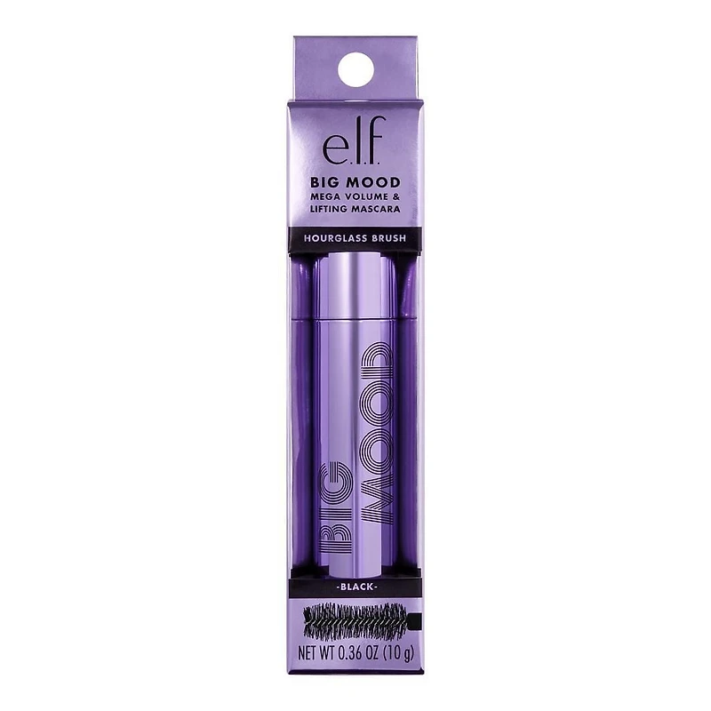 e.l.f. Cosmetics Big Mood Mascara, Volumizing Mascara, 10 g