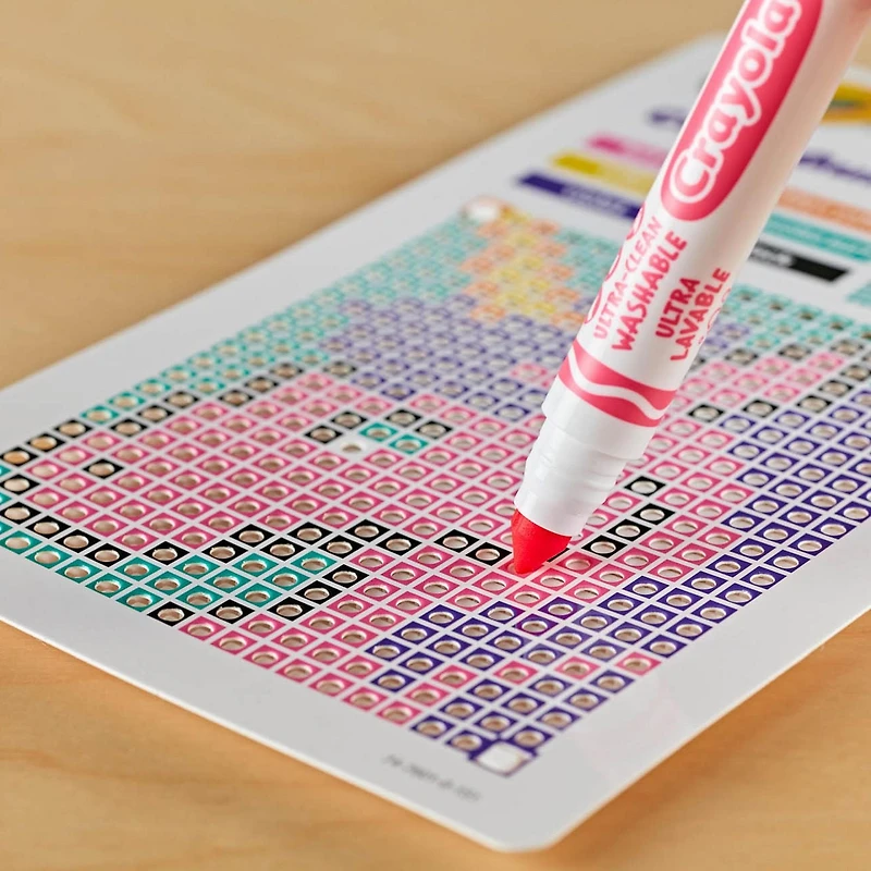 Trousse Crayola Wixels, Licornes D’art pixélisées