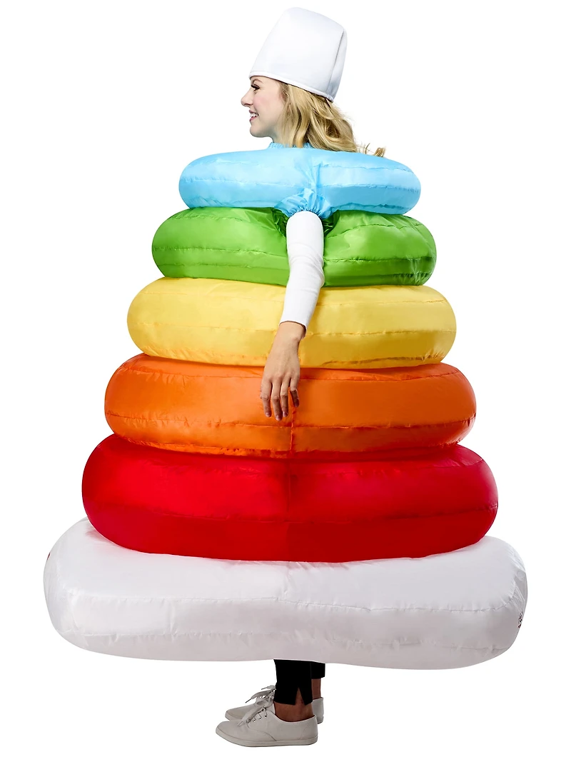 Costume Gonflable Jouet Rock-A-Stack de Fisher Price pour Adultes par Rubies, Unisexe