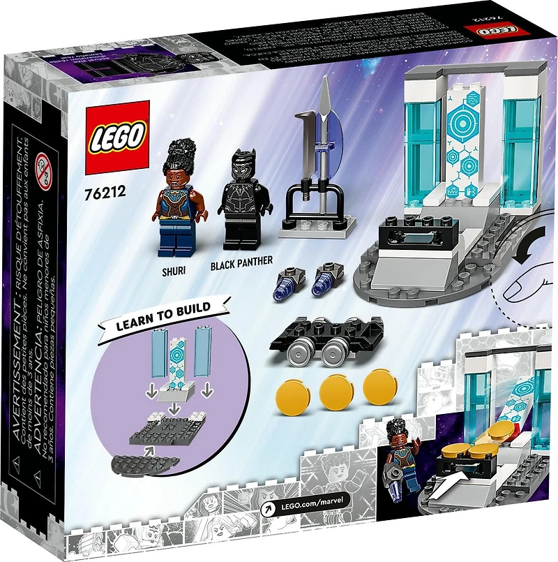 LEGO Super Heroes Le laboratoire de Shuri 76212 Ensemble de construction (58 pièces) Comprend 58 pièces, 4+ ans