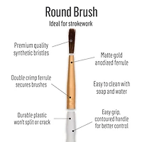 Plaid 10 Piece Detail Brush Set, 10 piece detail paint brush set