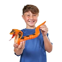 Robo Alive King Cobra by ZURU, Battery-Powered Robotic Moving Snake Toy, Realistic Snake Features, Ages 3+