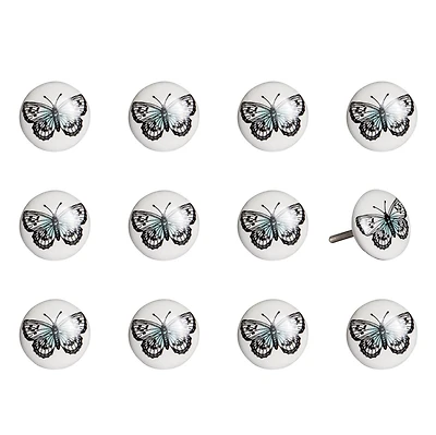 KNOB-IT VINTAGE HANDPAINTED CERAMIC KNOBS (12-Pack) KI1218
