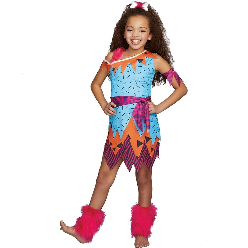 Girls Stone Age Sweetie Small Halloween Costume