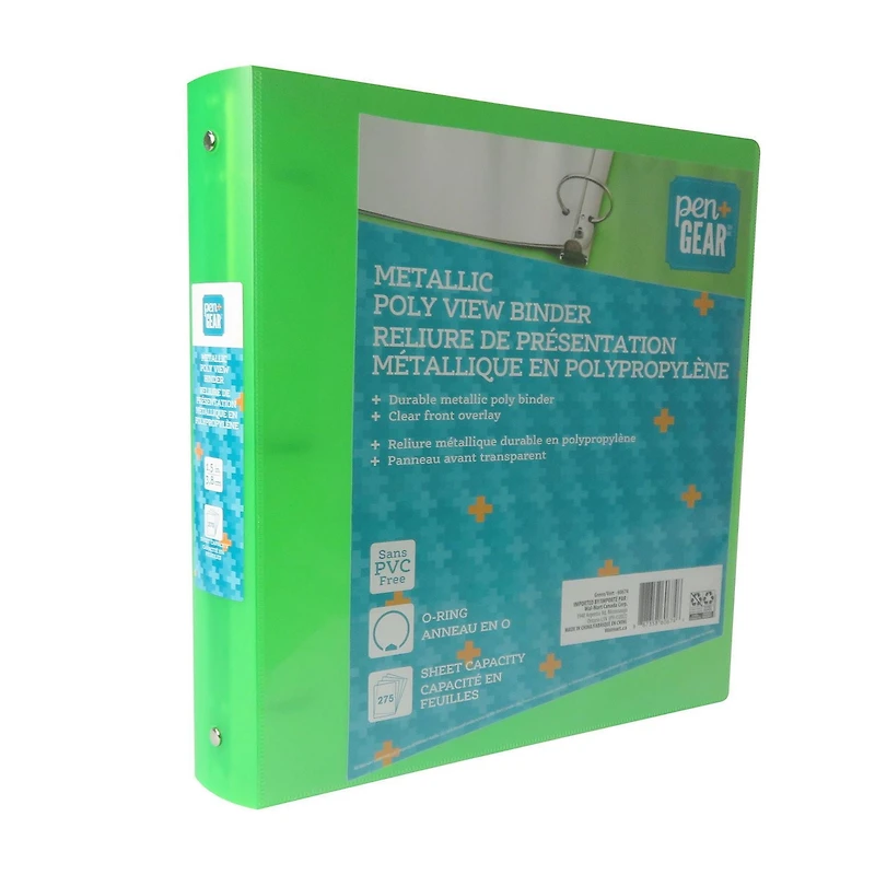 Reliure de présentation en poly métallique Pen + Gear