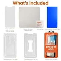 onn. iPhone 11 Pro/XS/X Screen Protector, Easy Alignment Tray