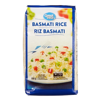 Riz basmati Great Value 900g