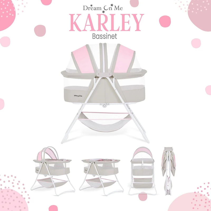 Bassinette Karley Dream On Me Berceau portable/pliable