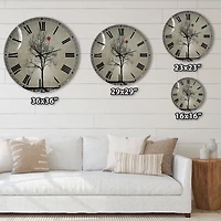 Designart 'Inevitable' Large Cottage Wall Clock