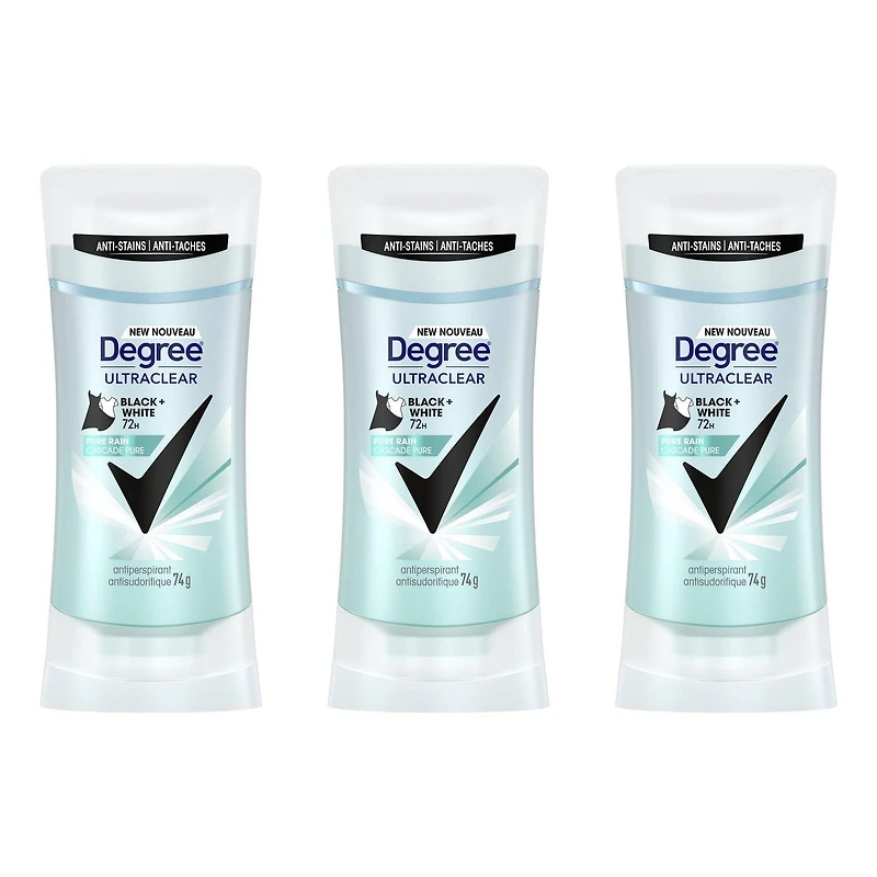 Bâton Antisudorifique Degree Women Black + White Cascade Pure