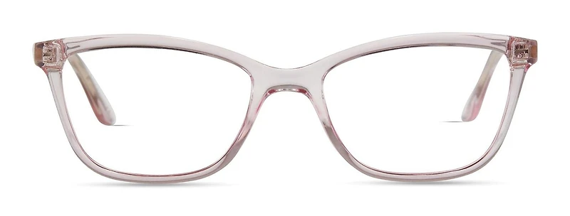 Colour Block Womens Prescription Eyeglasses, Vcwc19, Pink Crystal, 51-17-135