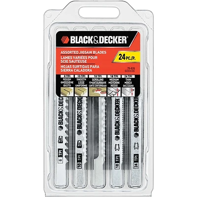BLACK+DECKER Assorted 16-Piece U-Shank Jigsaw Set