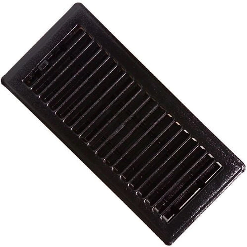 4" x 10" Black Pebble Floor Register STL, 4" x 10" Black Pebble Floor Register STL
