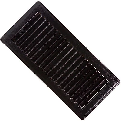 4" x 10" Black Pebble Floor Register STL, 4" x 10" Black Pebble Floor Register STL