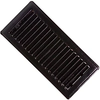 4" x 10" Black Pebble Floor Register STL, 4" x 10" Black Pebble Floor Register STL