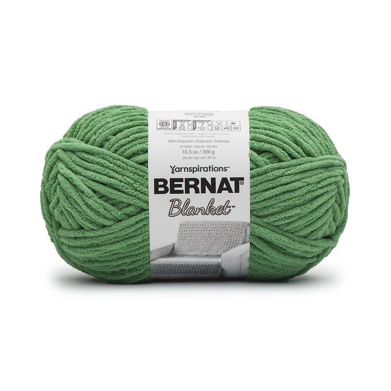 Bernat® Blanket™ #6 Super Bulky Polyester Yarn 10.5oz/300g, 220 Yards