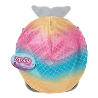 My Life As Chaise soucoupe en peluche pour poupées de 18 pouces, queue de sirène