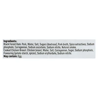 Jambon forêt noire et poitrine de poulet cuit émincé qualité Piller's 2x175g