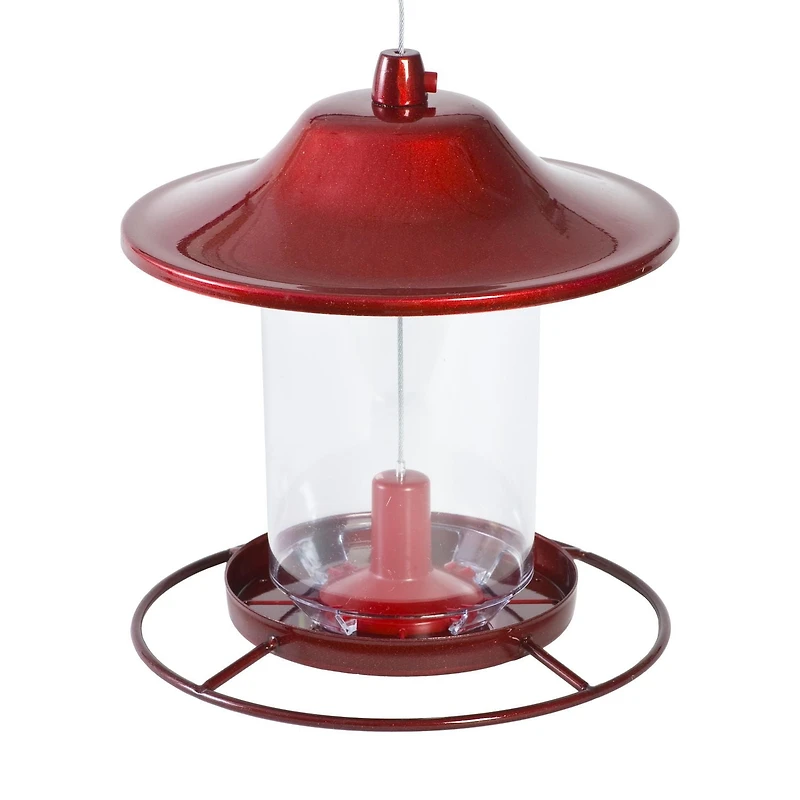 Perky-Pet 2 lb Red Sparkle Panorama Feeder