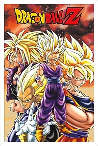 Dragon Ball Z - Saiyans Wall Poster