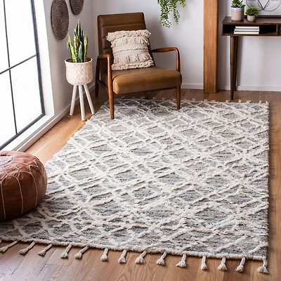 SAFAVIEH Casablanca Selma Abstract Geometric Shag Area Rug