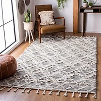 SAFAVIEH Casablanca Selma Abstract Geometric Shag Area Rug