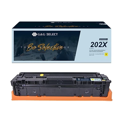 G&G Select HP CF502X Cartouche de toner jaune remise à neuf