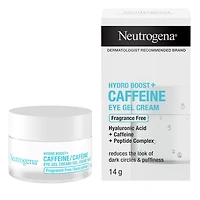 Crème pour les yeux Neutrogena Hydro Boost+ avec caféine, crème pour les yeux à l’acide hyaluronique, hydratant antioxydant, sans parfum 14g